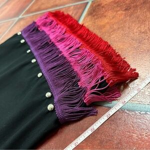 K.S. Garner Fringe Detail Pants